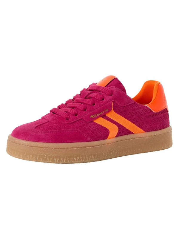 Tamaris Women Sneaker Low pink 3.5 UK