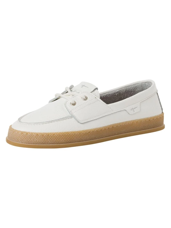Tamaris Women Moccasin flat Leather white 7.5 UK