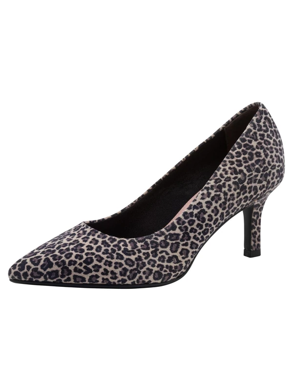 Tamaris Women's leather pumps with stiletto heel brown 6.5 UK