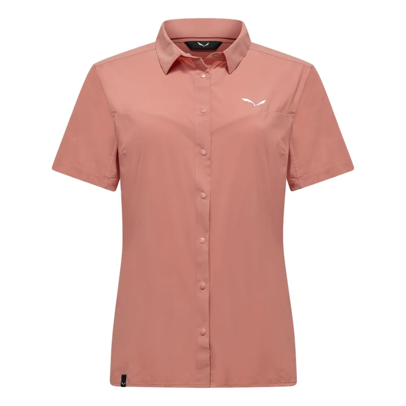 Salewa Puez Short Sleeve Shirt Women Desert Pink