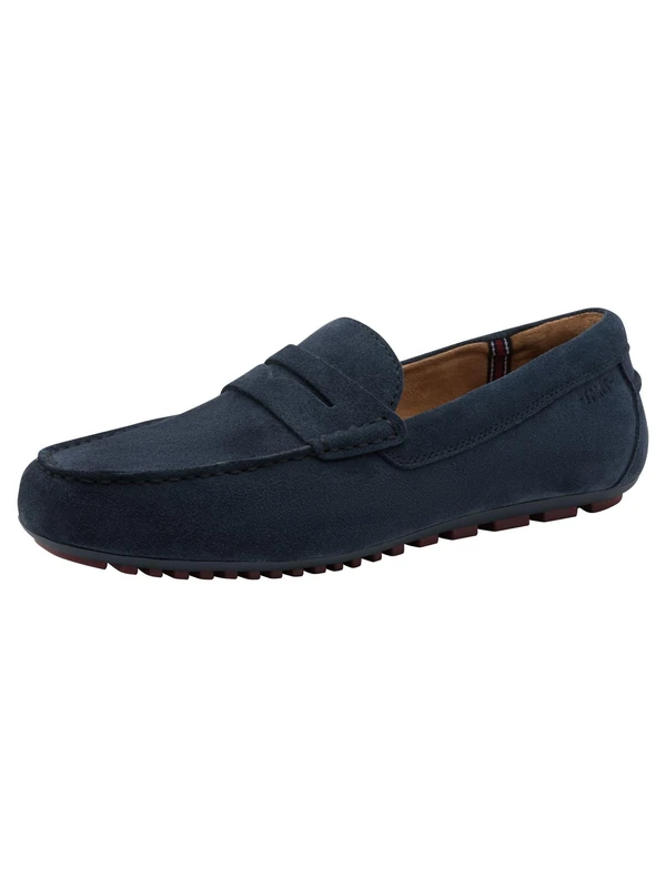 Tamaris Men's loafer flat leather blue 11 UK