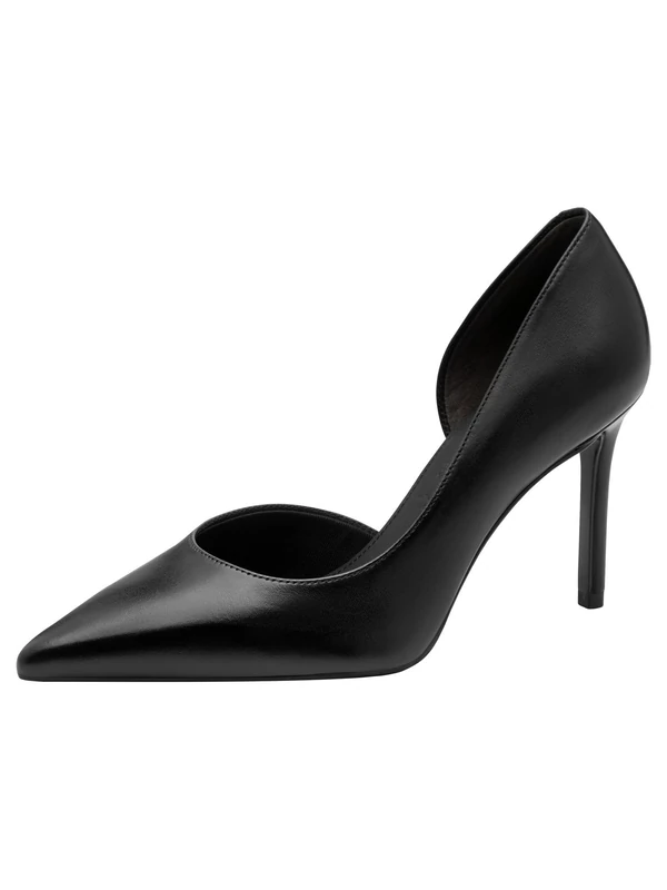 Tamaris Women's leather pumps with stiletto heel black 5.5 UK