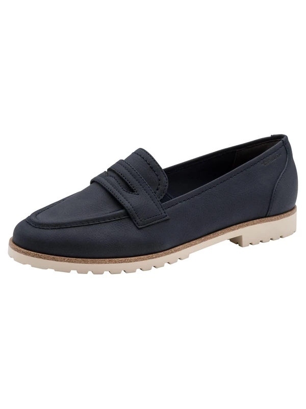 Tamaris Women's loafer flat blue 5 UK