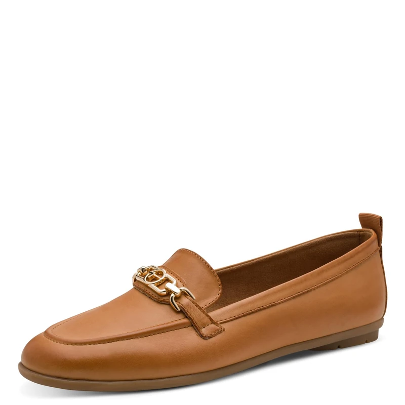 Tamaris Women's loafer flat leather brown 6.5 UK