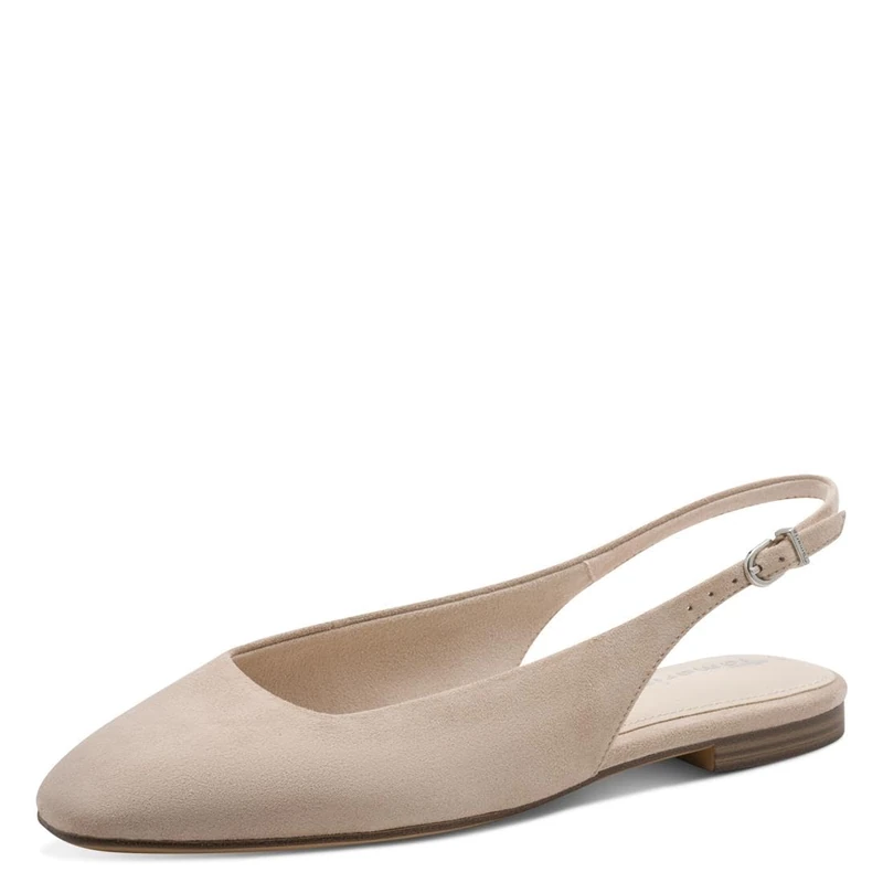 Tamaris Women's slingback pump flat beige 7.5 UK