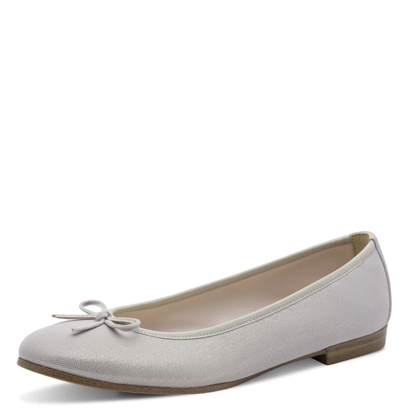 Tamaris Women's ballerina flat metallic 5 UK - Image 1