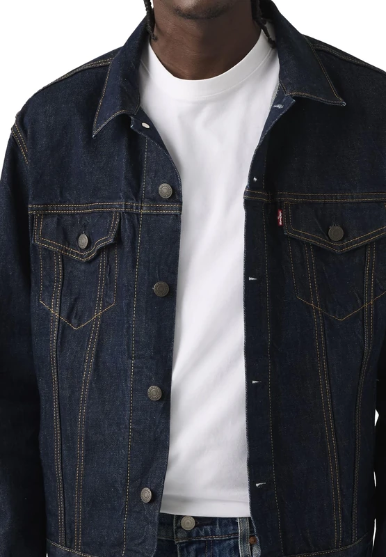 Levi's Men's Trucker Jacket Jeansjacke - Wash It Out Rinse T, S