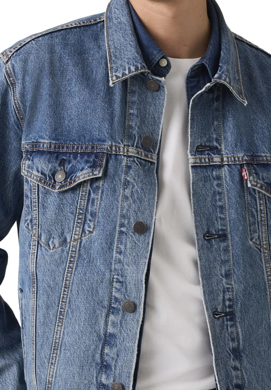 Levi's Herren The Trucker Jacket Jeansjacke, Washed Away T, M