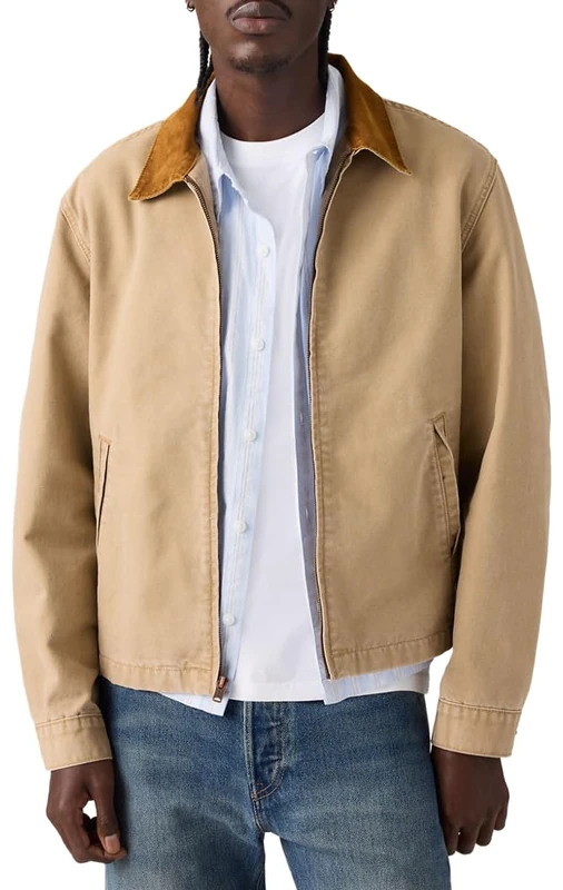 Levi's Herren Castro Full Zip Jacke, Tiger's Eye, L