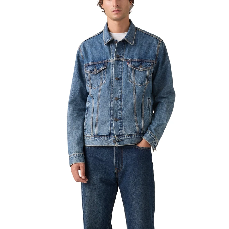 Levi's Herren The Trucker Jacket Jeansjacke, Washed Away T, XL