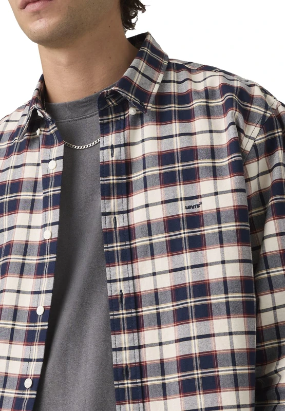 Levi's Authentic Button Down Shirt, Atila Plaid Dress Bl, Men's L