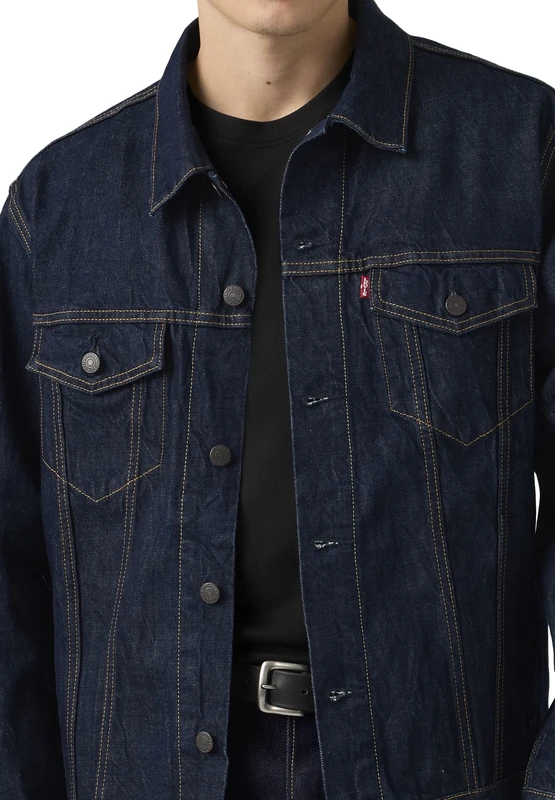 Levi's Herren Relaxed Fit Trucker Jeansjacke, Wash It Out Rinse T, L