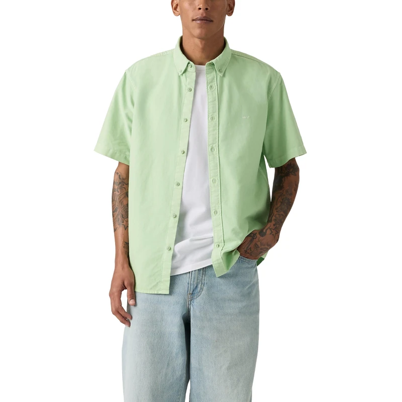 Levi's SS Authentic Button Down Cameo Green Gar