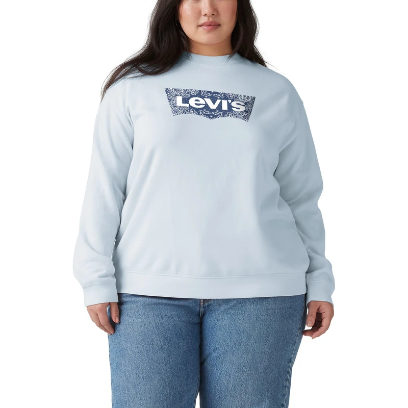 Levi's Damen Pl Gr Everyday Sweatshirt, Plus Crew Bandana Fi, 3XL Größen