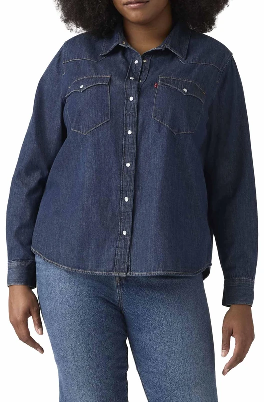 Levi's Damen Pl Ultimate Western T3 Hemd mit Button-Down-Kragen, Smokin Hot, XX-Large Plus