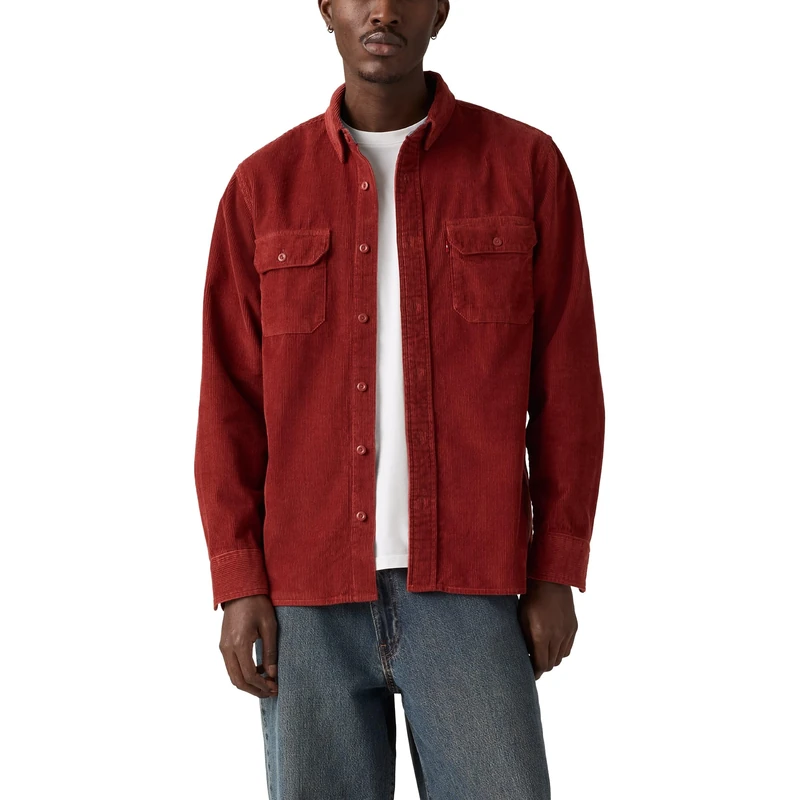Levi's Classic Worker Button-Down Shirt, Russet Brown, Men's L