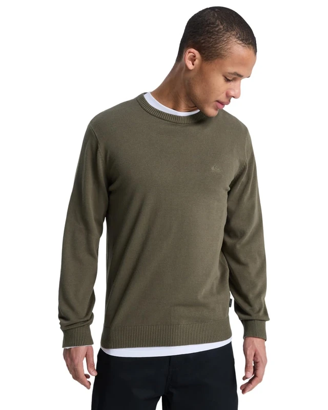 Quiksilver Mens Salt Water Light Sweater, Grape Leaf, XS EU