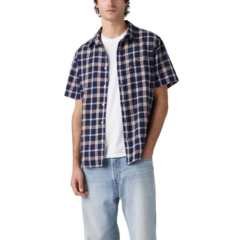 S/S Sunset 1 Pkt Standrd Sintra Plaid V2 - Image 1