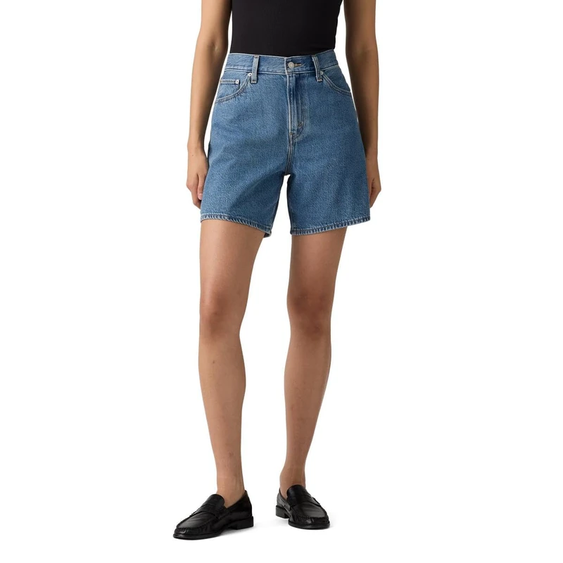 Levi's High Baggy Short Shorts, Own It Tencel, 26W for Women