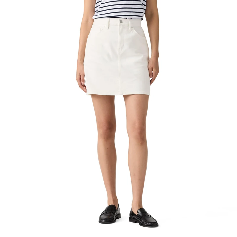 Levi's Mid Thigh Skirt Cloud Dancer