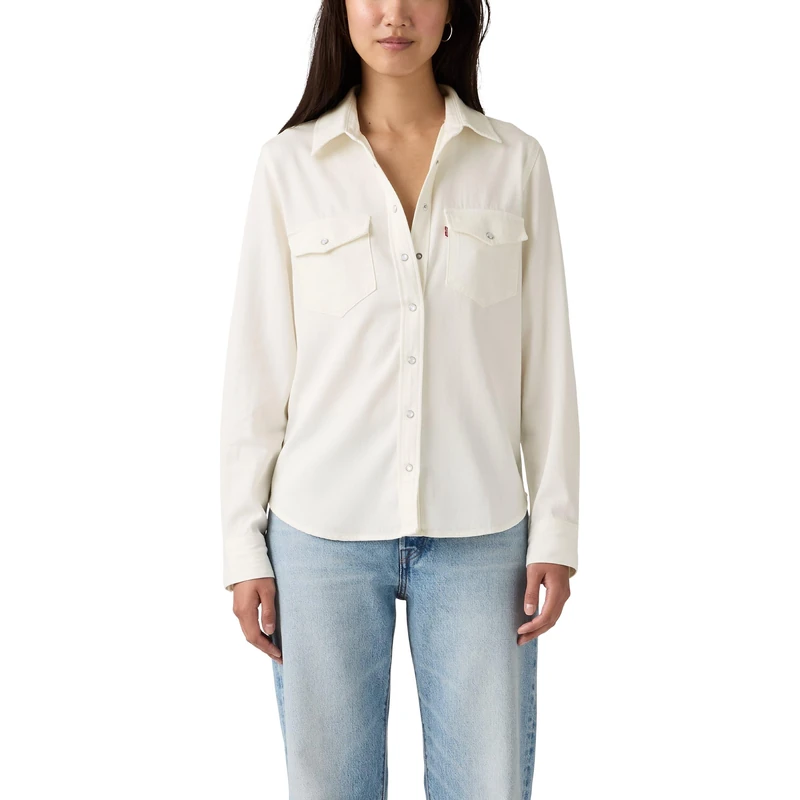 Levi's Damen Iconic Western Hemd mit Button-Down-Kragen, to Do List, 36