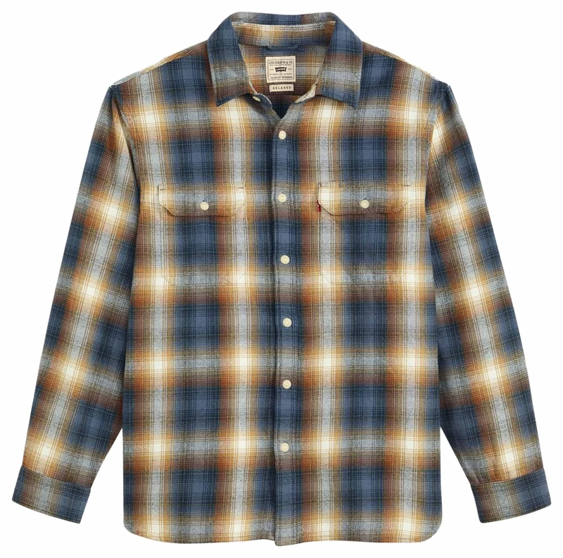 Levi's Jackson Worker Button-Down Shirt, Warwick, Vintage Plaid, Men's S