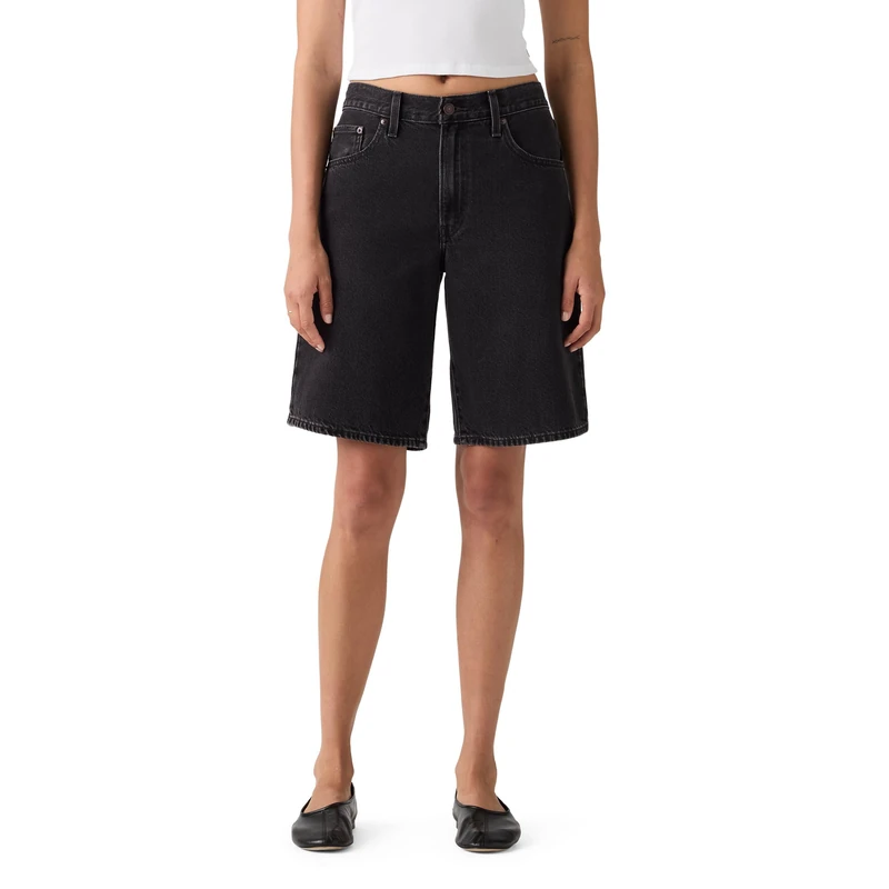 Levi's Baggy Dad Jort Shorts, Open Mind FP, 34 W Women