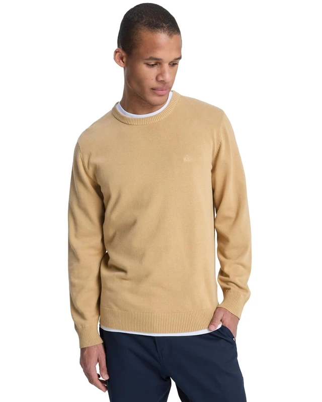 Quiksilver Cardigan SALT WATER SWEATER LIGHT Mens Brown