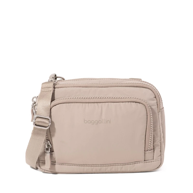 Baggallini Trifecta RFID Wallet Crossbody - 8"x6" Crossbody Bag for Women Convertible Fanny Pack Belt Bag - Image 1