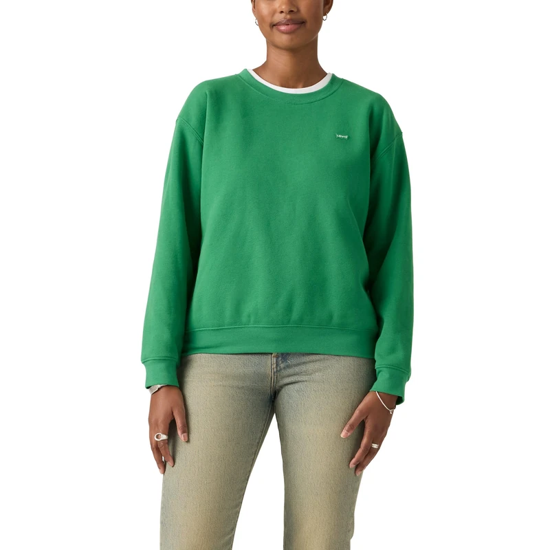 Levi's Everyday Sweatshirt Pine Green Brushed F