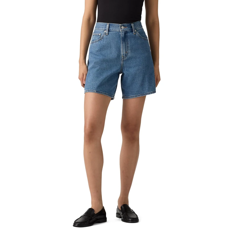 Levi's High Baggy Short Own It Tencel - Image 1