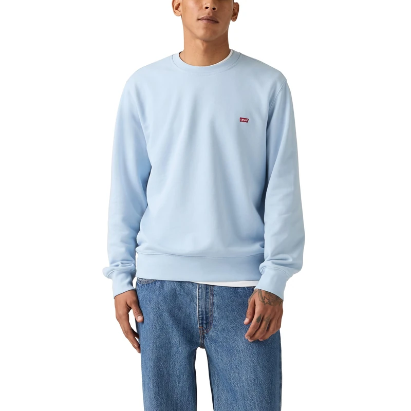 Levi's Herren The Original Hm Crew Sweatshirt, Chambray Blue, L