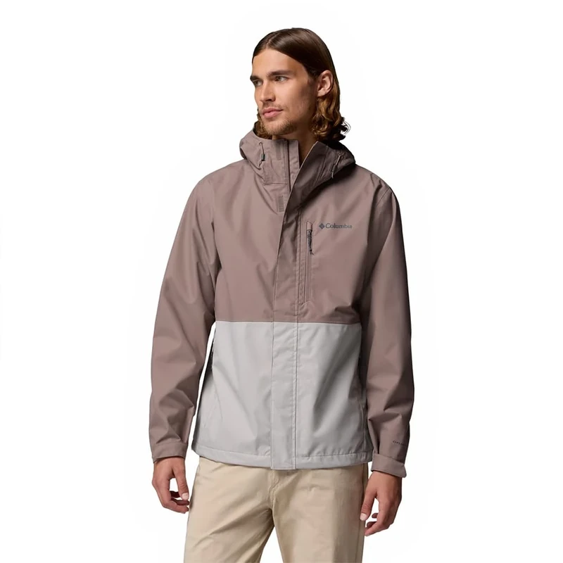 Columbia Men's Hikebound 2 Jacket, Waterproof Rain Jacket, Iron/Flint Grey, X-Large