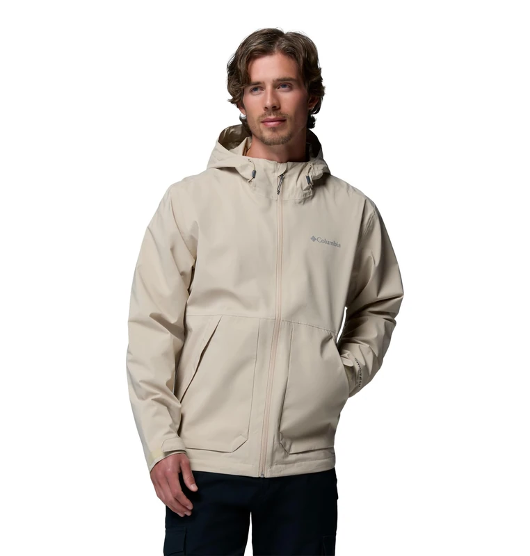 Columbia Men's Altbound Jacket, Waterproof Rain Jacket, Ancient Fossil, X-Large