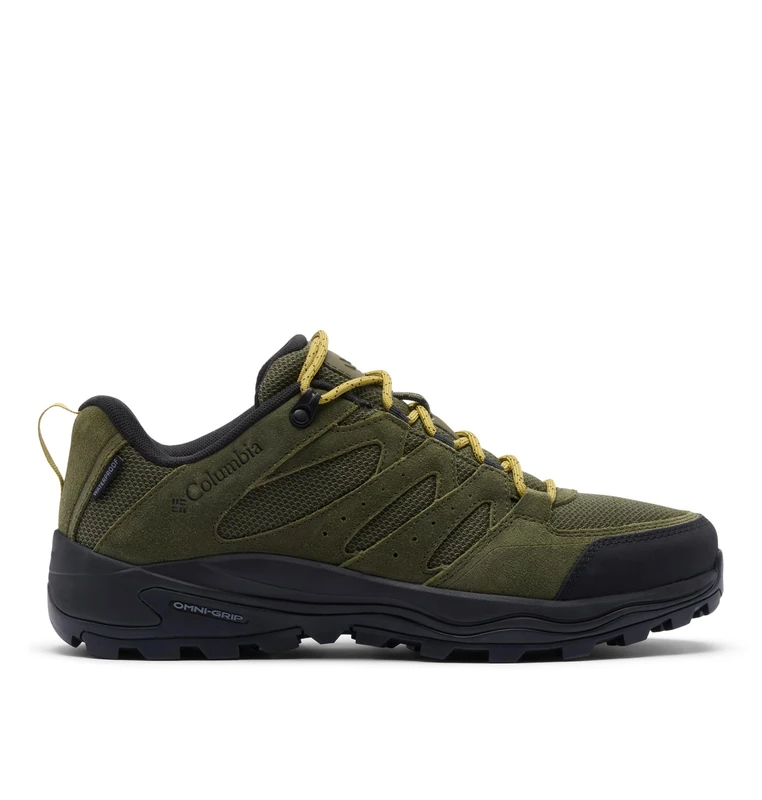 Columbia Men's Redmond 4 Low WP, Mid Rise Trekking and Hiking Boots, Nori/Peppercorn, 7 Regular