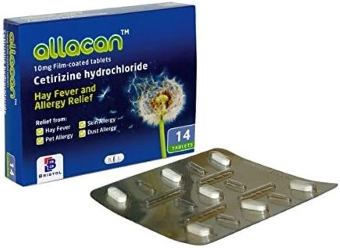 Allacan Hayfever Allergy Tablets - 6 Months Supply - 28 x 6 (168 Tabs)