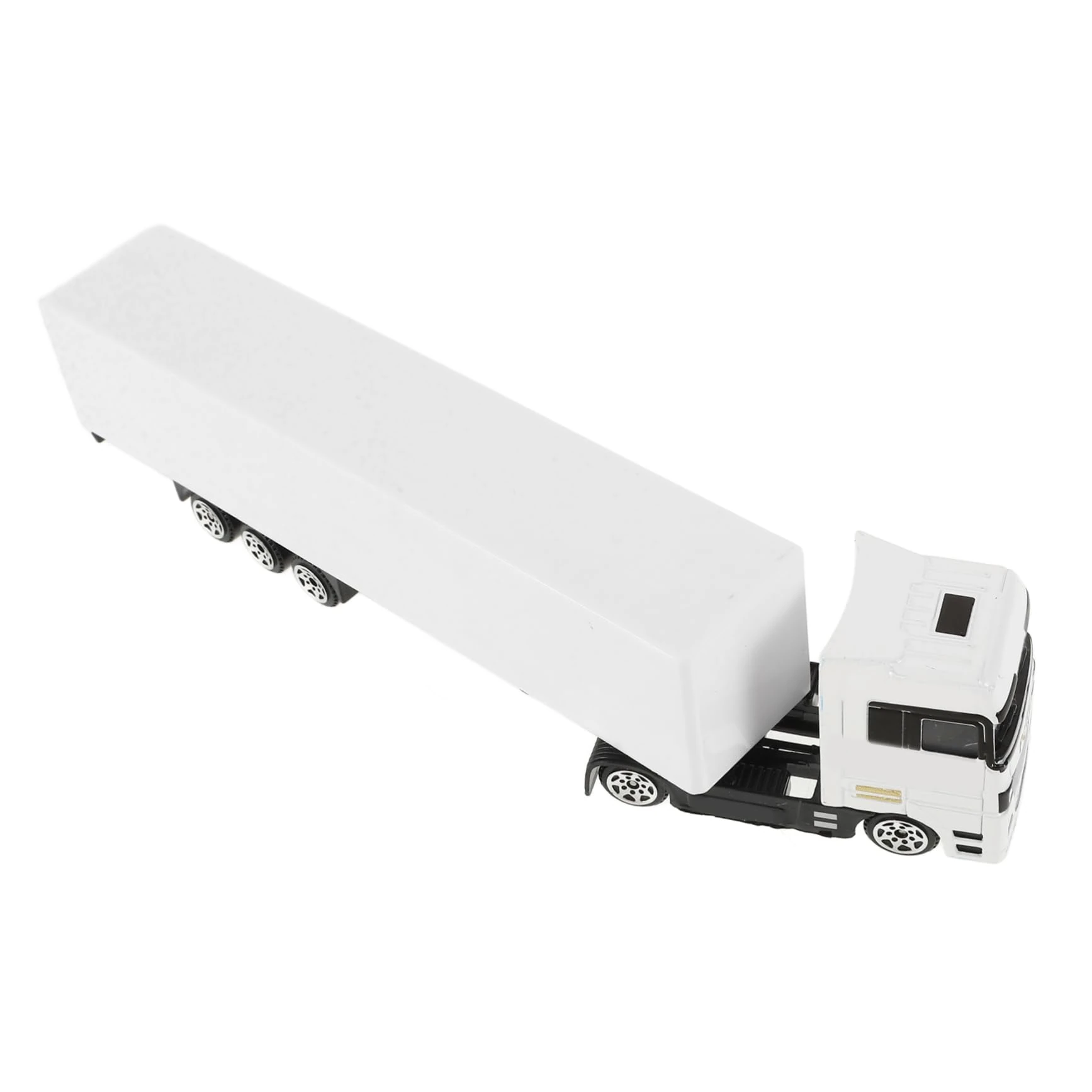 Diecast Semi Truck with Trailer Model Interactive Construction Vehicle for Adults and Features Movable Parts Metal and Design Educational for Cognitive Skill Development