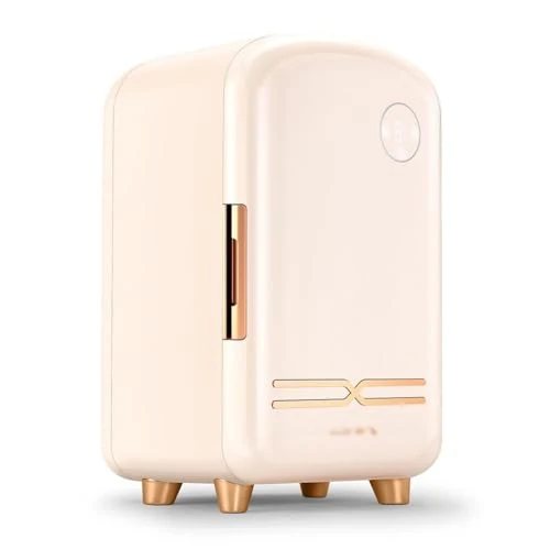 LSyySy Portable Beauty Makeup Skincare Mini Fridge 12 Liter For Cosmetics Bedroom (Size: 34.2 * 25.1 * 28.8cm)