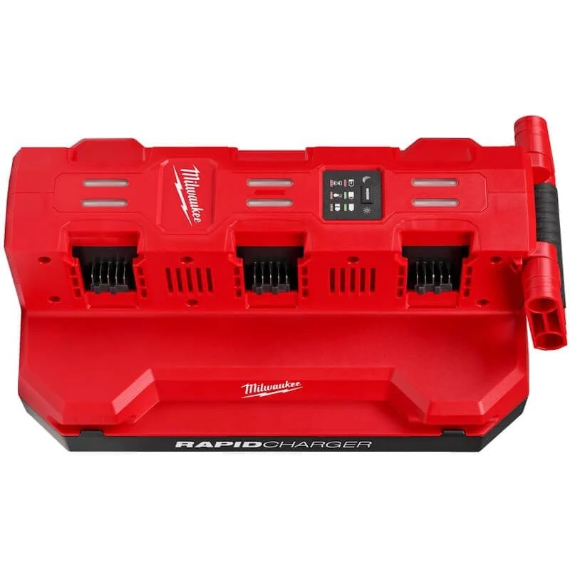 Milwaukee M18MPC6 M18 Mobile Rated Packout Six Bay Rapid Charger - 240V