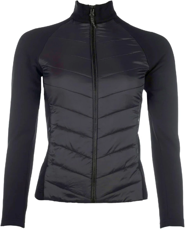 HKM Women's Amalfi Quilted Jacket, Black, XXL