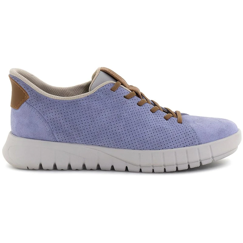 Geox Women D Flextride Plus C Sneaker, Lt Blue Beige, 7.5 UK