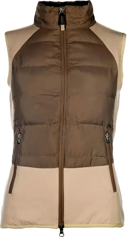 HKM Unisex Amalfi Functional Vest, Taupe, XXL
