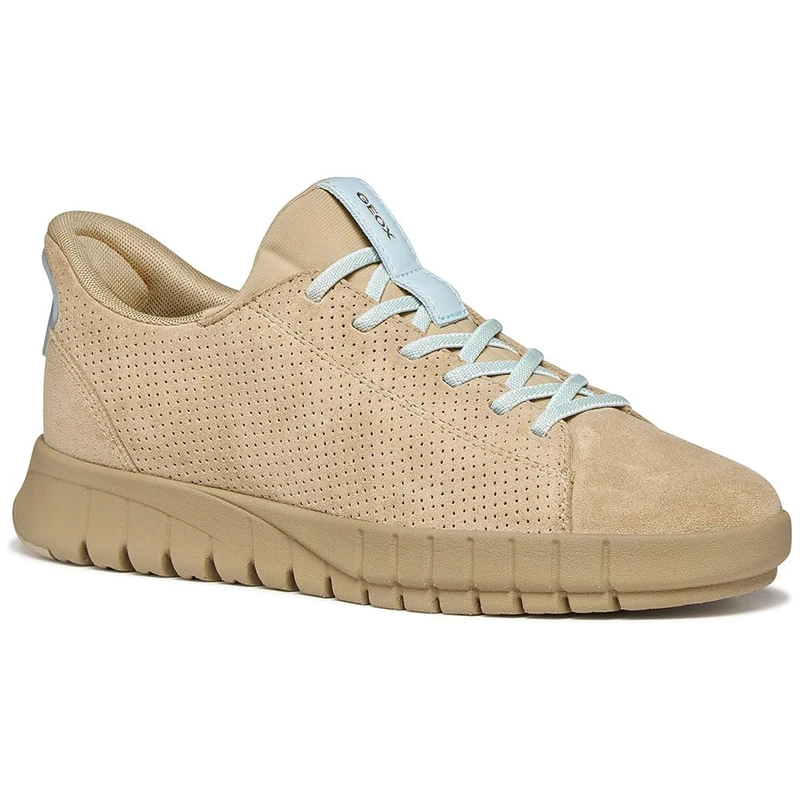 Geox Women's D Flexride Plus C Trainers, Cream/Crystal, 39 EU