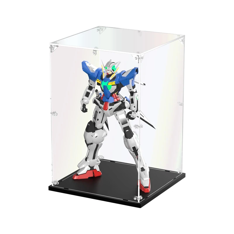 3MM Clear Acrylic Display Case, Easy Assembly Showcase Boxes (12x12x18inch)