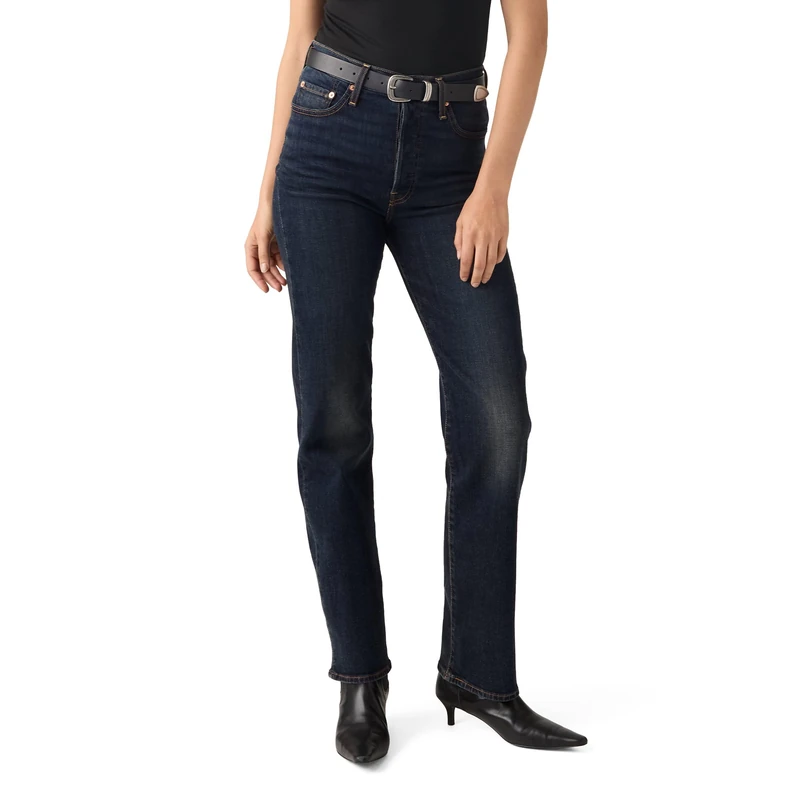 Levi's Ribcage Full Length Jeans, Find Them, 31W x 34L Women