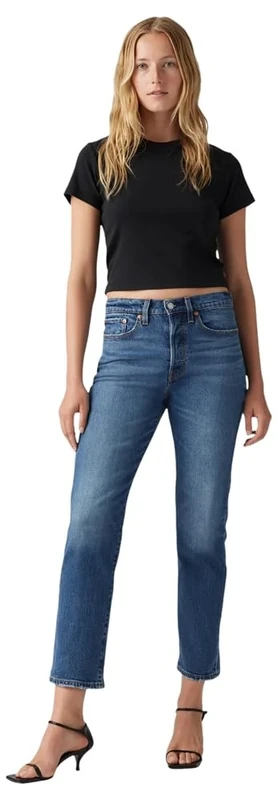 Levi's Women's Wedgie Straight Jeans, Unstoppable Wear, 27W x 30L