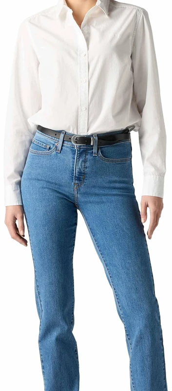 Levi's 314 Shaping Straight Jeans - Flattering Denim