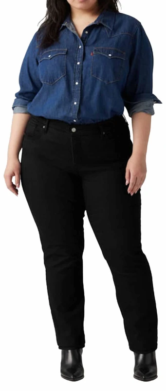 Levi's 314 Pl Shaping Straight Soft Black 2