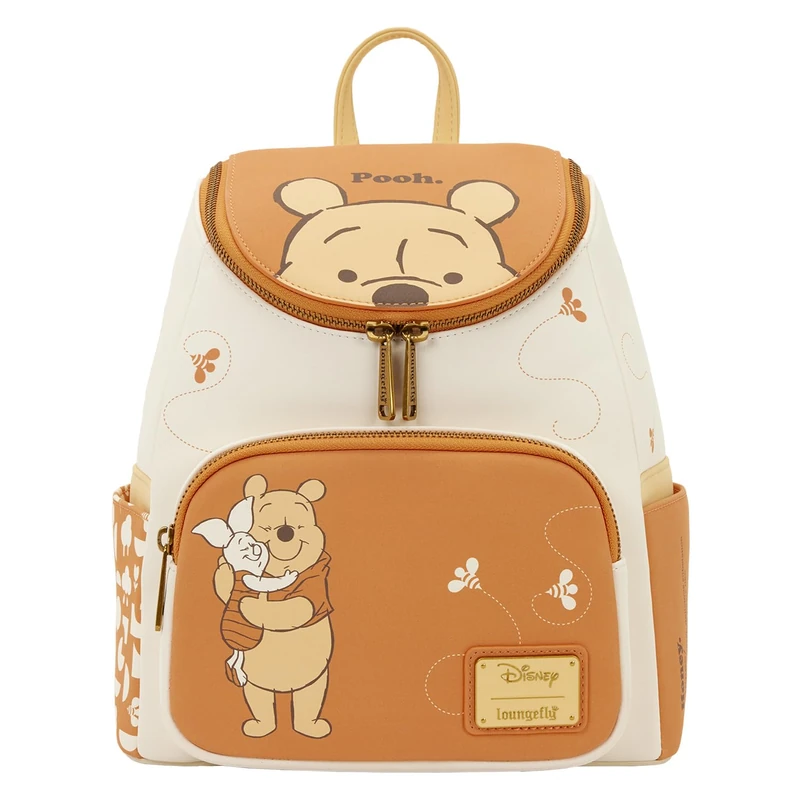 Loungefly - Winnie the Pooh Mini - Backpack - Amazon Exclusive - Premium Vegan Leather - Gift Idea - Official Merchandise - for Boys, Girls Men and Women - Cartoon/Animation Fans