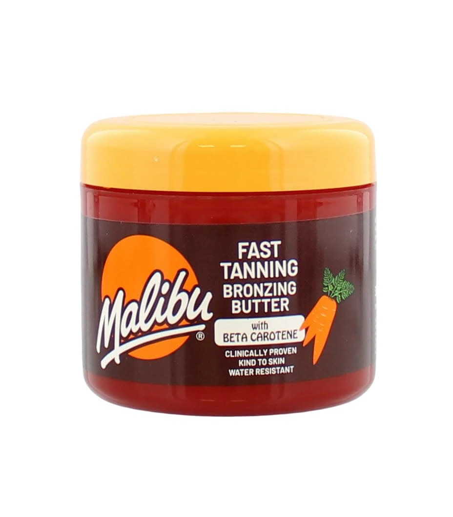 Malibu SPF 15 Bronzing Butter, Fast Tanning Body Butter with Beta Carotene, Water Resistant, 300ml